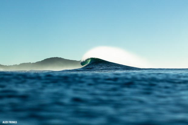 Byron Bay Winter Swell Barrel by Alex Frings