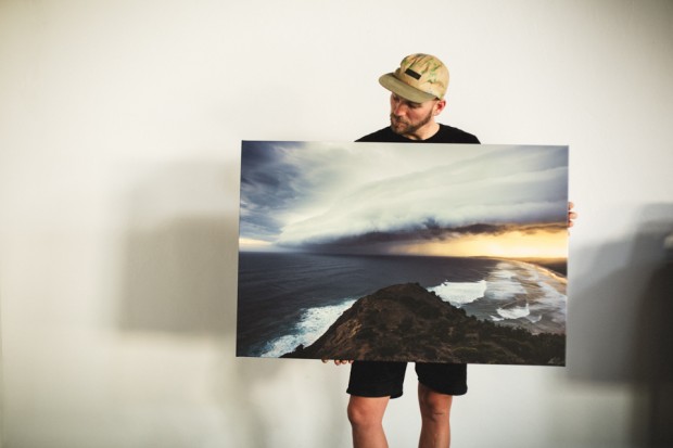 Alex Frings Byron Bay Storm Print on Canvas