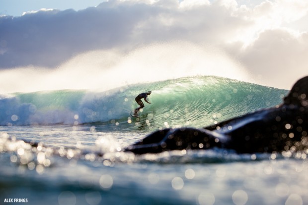 Get Joggly watching some getting barrelled in the surf of Byron Bay